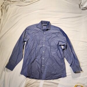 Tommy Hilfiger Dress Shirt Regular Fit Stretch Wrinkle Resistant 15-15 1/2 34/35